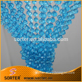 Aquamarine acrylic/plastic beads curtain hanging home decor